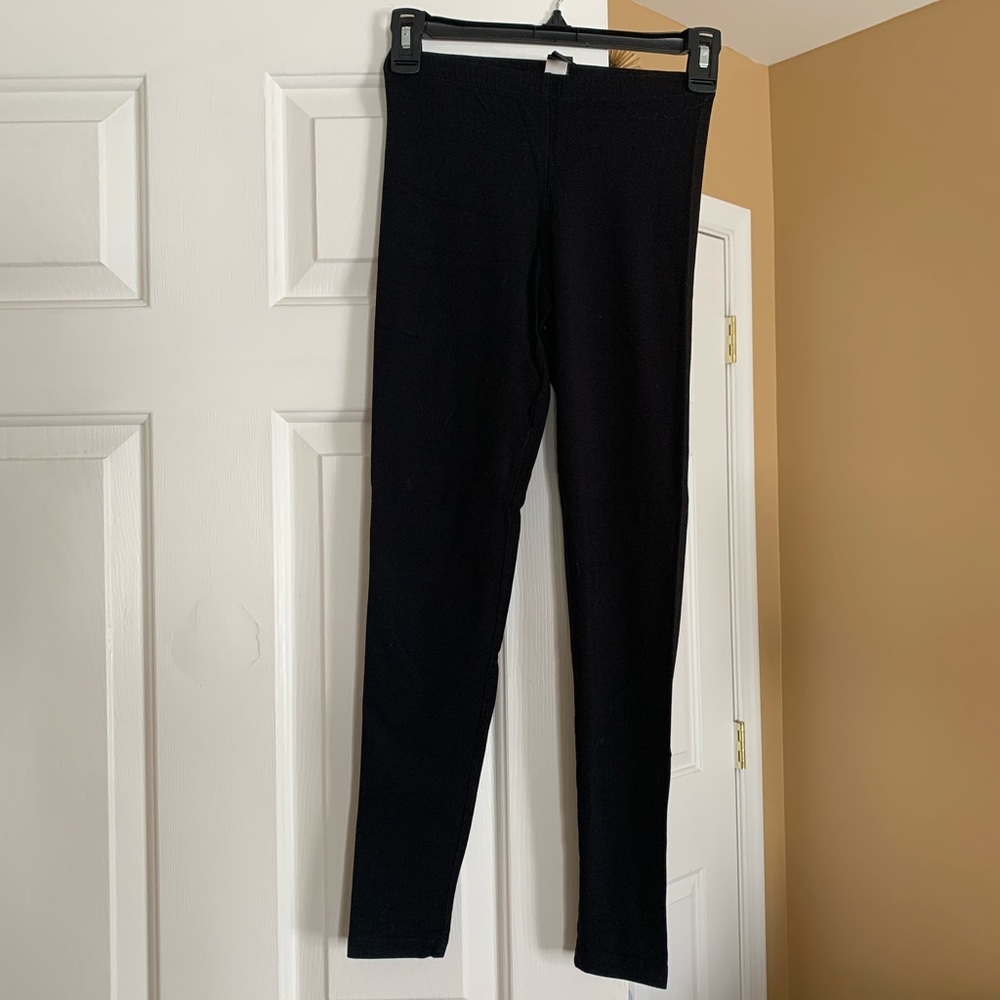 Black full length leggings